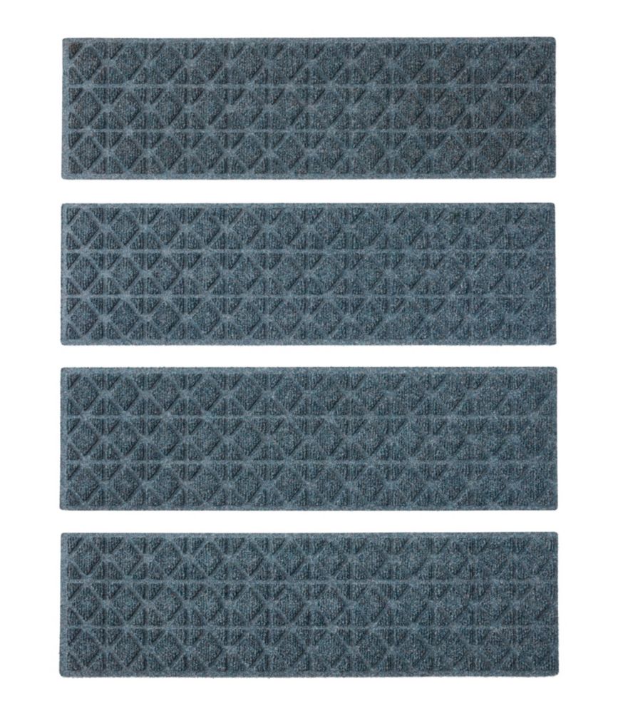 Everyspace Recycled Waterhog Mat, Stair Treads, Set of Four, Tiles - US 4727