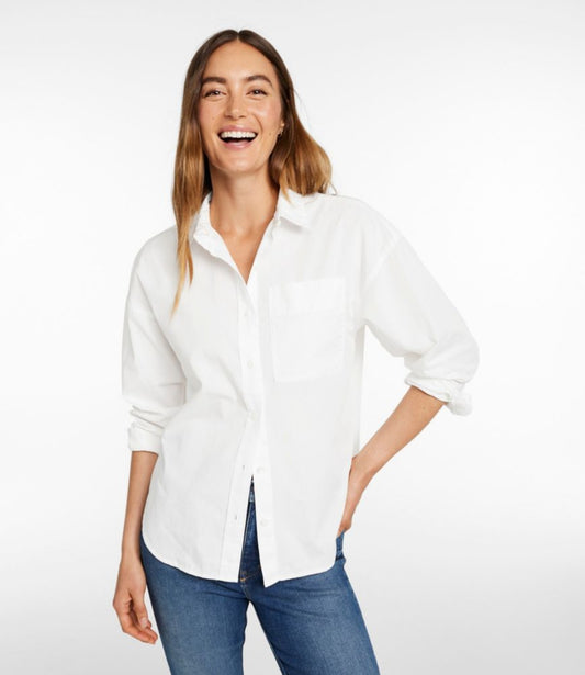 Women's Signature Premium Essential Poplin Shirt, Long-Sleeve - US 2072