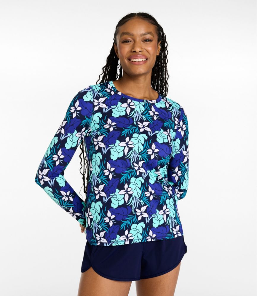 Women's SunSmart UPF 50+ SunShirt, Long-Sleeve Print - US 2451
