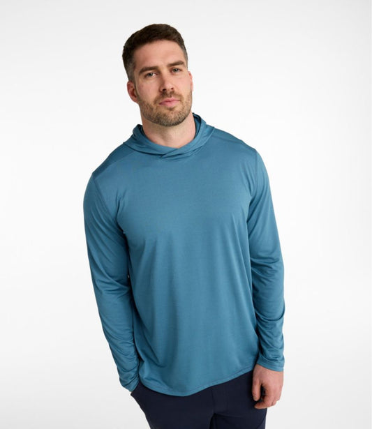Men's Bold Coast Lifestyle Tee, Long-Sleeve Hooded - US 5081