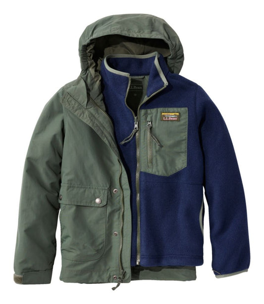 Kids' L.L.Bean Mountain Classic 3-in-1 Fleece Jacket - US 4278
