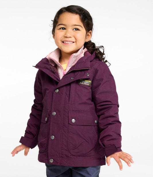 Kids' L.L.Bean Mountain Classic 3-in-1 Fleece Jacket - US 9895
