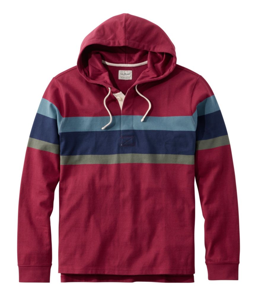 Men's Bean's Vintage Soft Rugby Hoodie - US 9734