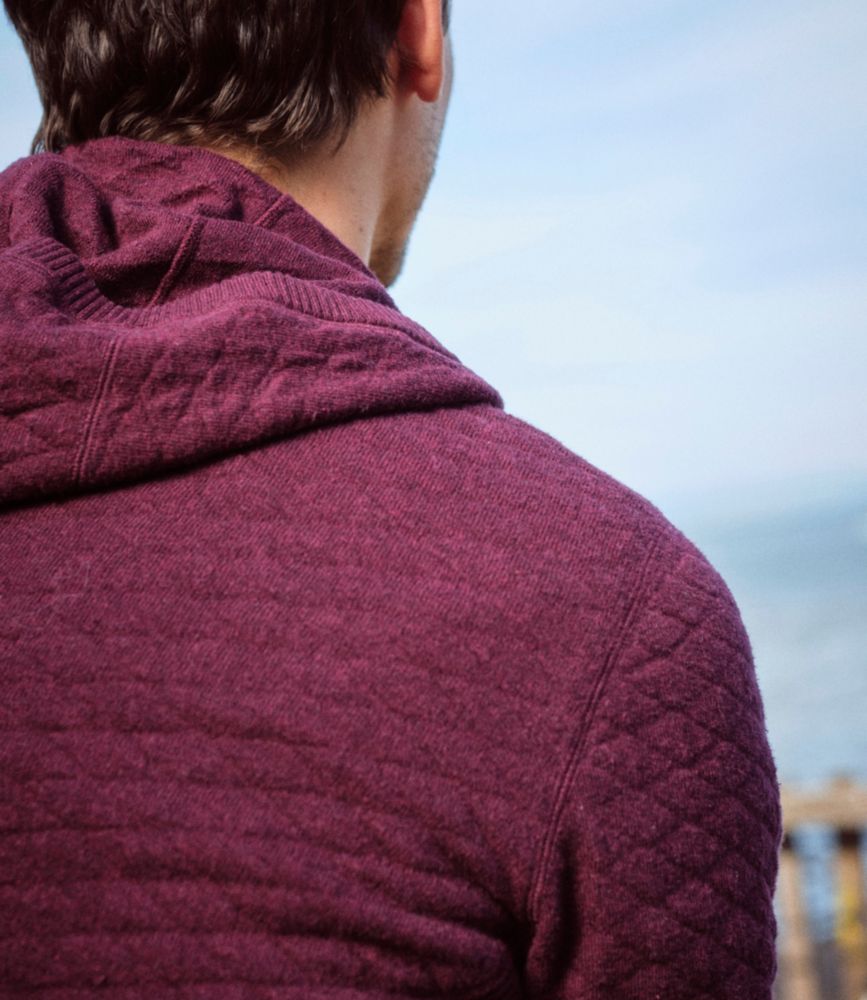 Men's Quilted Hoodie Sweater - US 3330