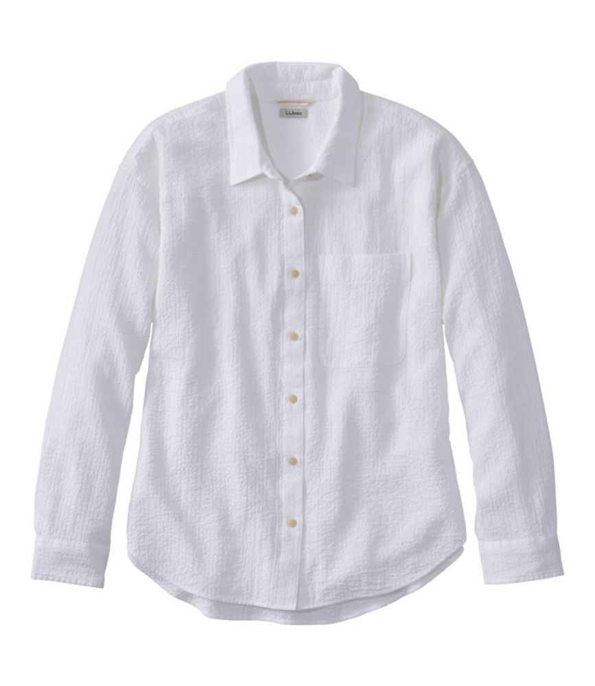 Women's Sunwashed Textured Big Shirt - US 8181