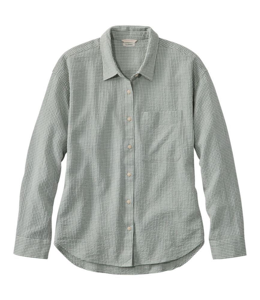 Women's Sunwashed Textured Big Shirt - US 4654