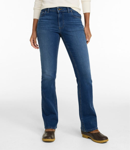 Women's L.L.Bean Go-Anywhere Jeans, Mid-Rise Bootcut - US 0416