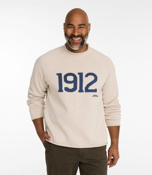 Men's The Original Double L® Rollneck Sweater, Novelty - US 3842