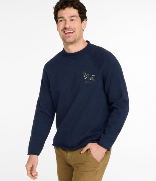 Men's The Original Double L® Rollneck Sweater, Novelty - US 6541