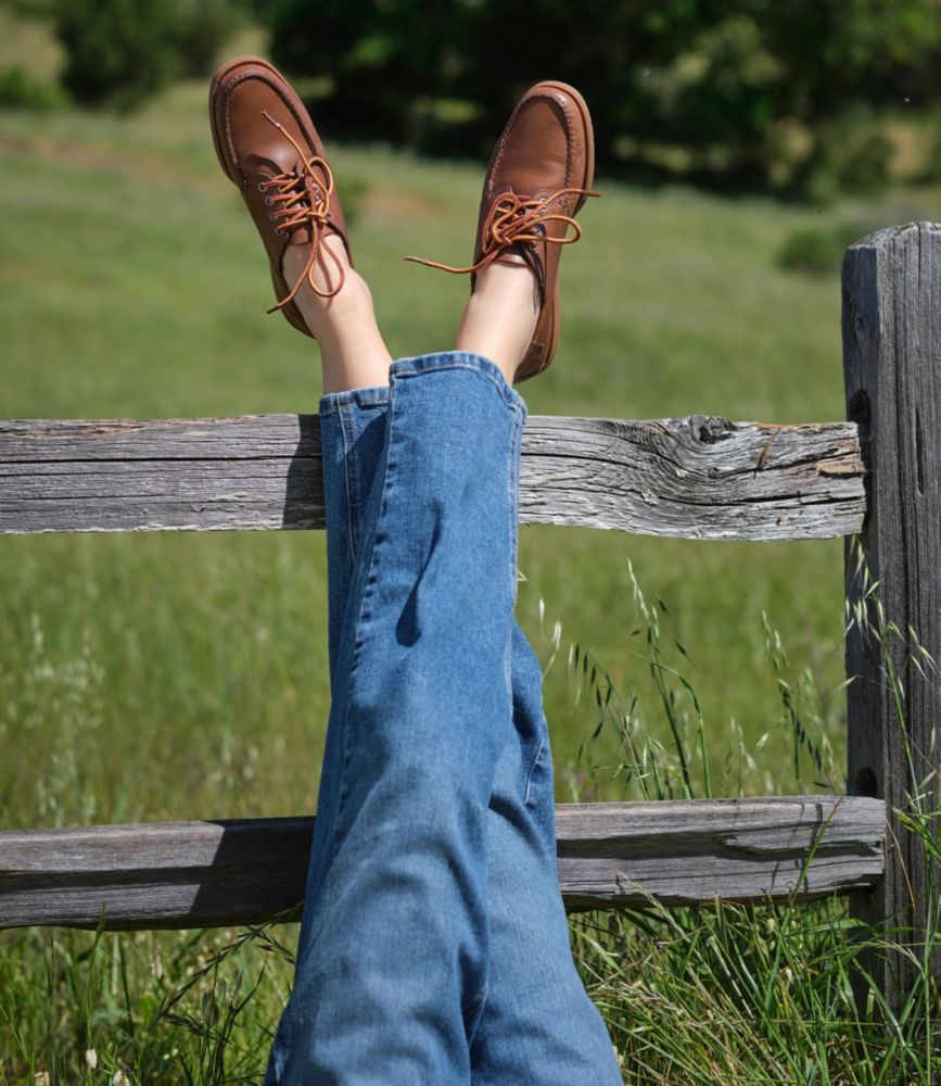 Women's Handsewn Moccasins, Blucher Moc - US 1653