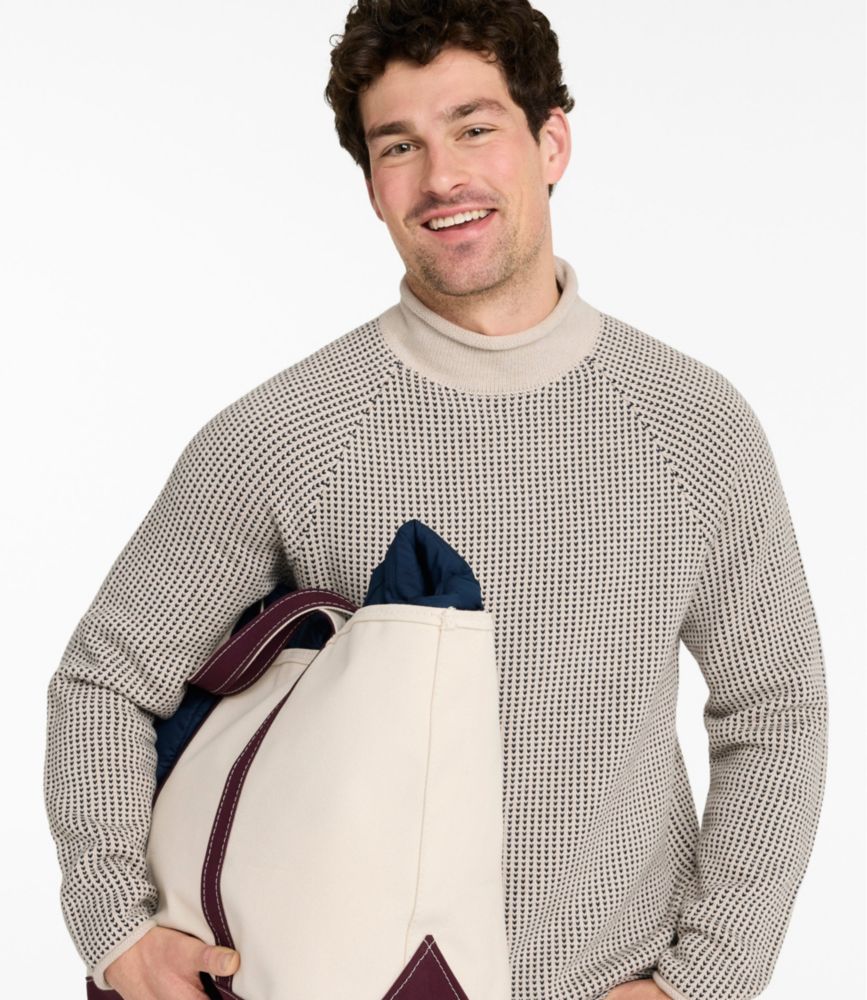 Men's The Original Double L® Rollneck Sweater, Bird's-Eye - US 2595