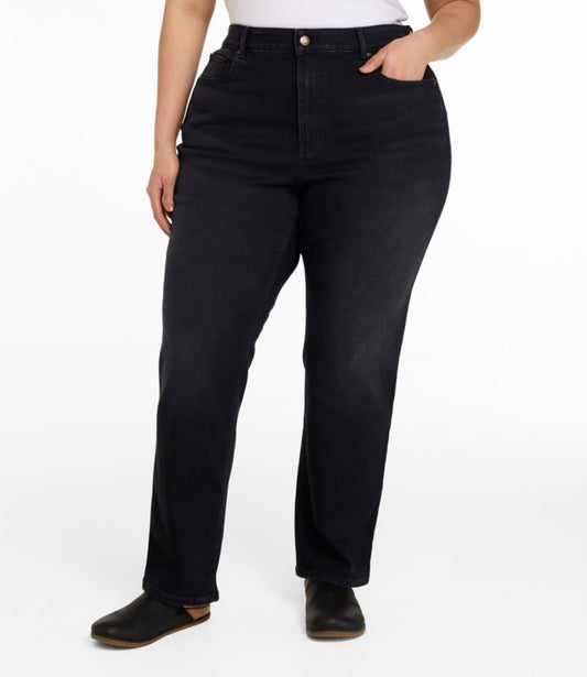 Women's L.L.Bean Go-Anywhere Jeans, Mid-Rise Ultimate Straight-Leg - US 4677