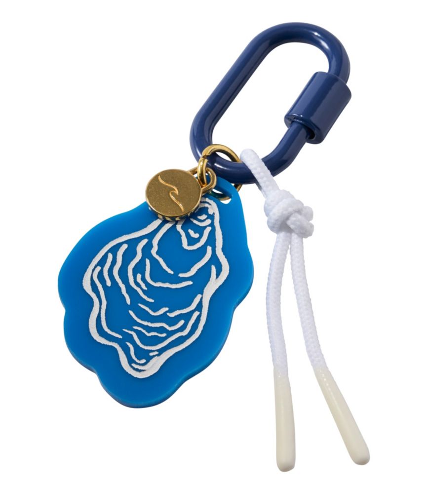 Carabiner Tassel Charm, Oyster - US 5204