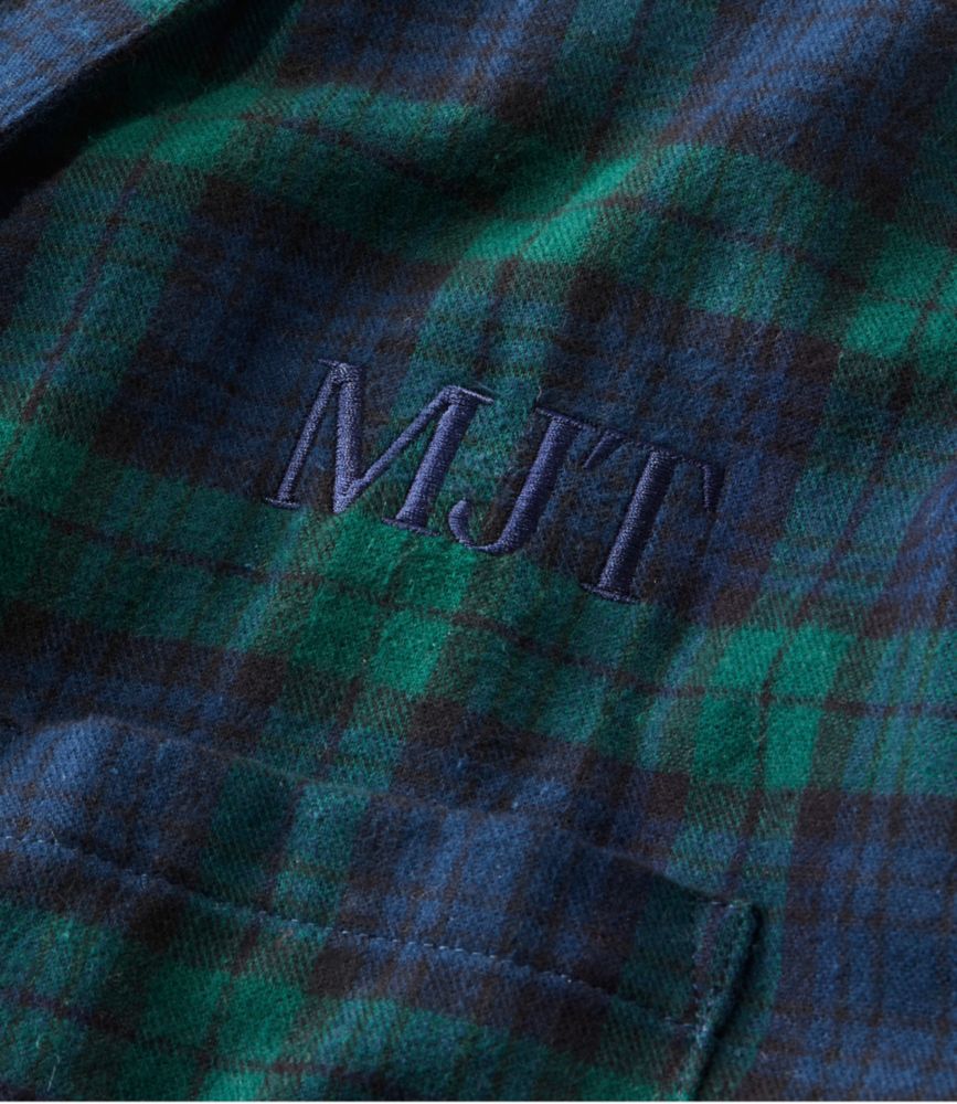 Men's Scotch Plaid Flannel Robe - US 1339
