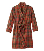 Men's Scotch Plaid Flannel Robe - US 5249