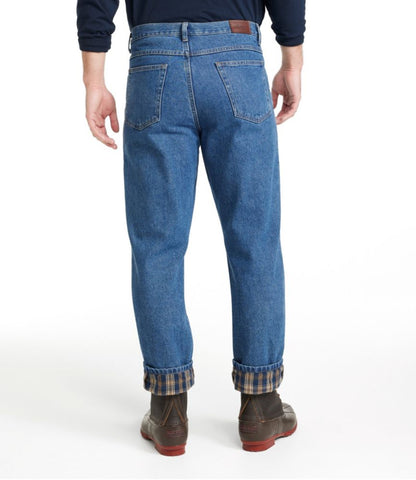 Men's Double L® Jeans, Classic Fit, Flannel-Lined - US 3046