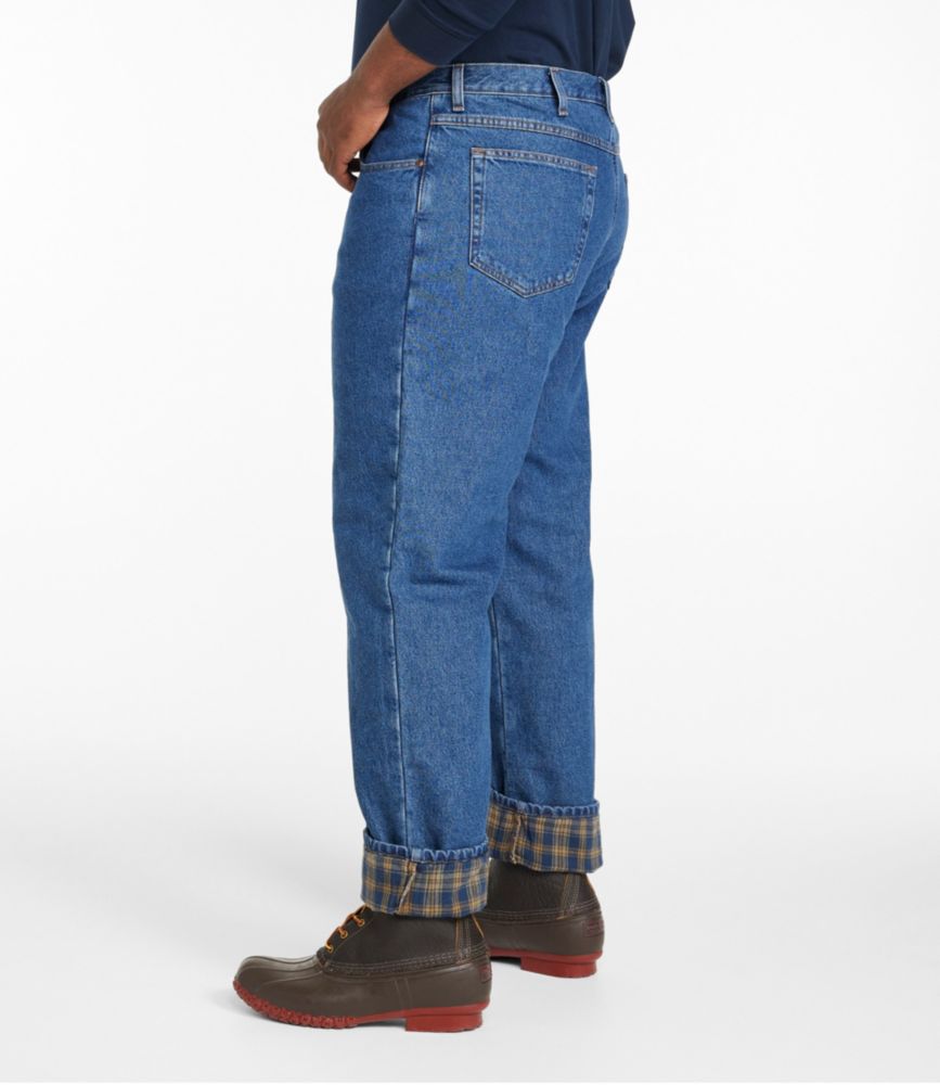 Men's Double L® Jeans, Classic Fit, Flannel-Lined - US 3046