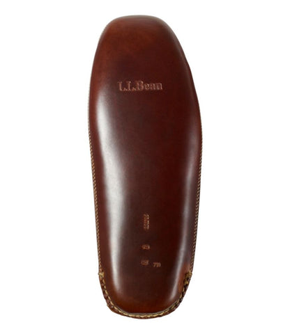 Men's Leather Double-Sole Slippers, Leather-Lined - US 4926