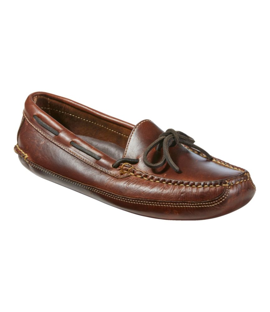 Men's Leather Double-Sole Slippers, Leather-Lined - US 4926