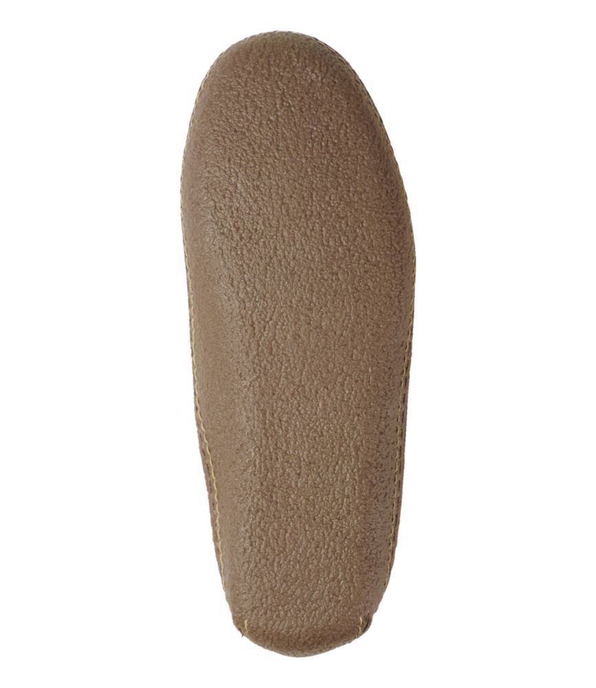 Men's Handsewn Slippers, Flannel-Lined - US 8769