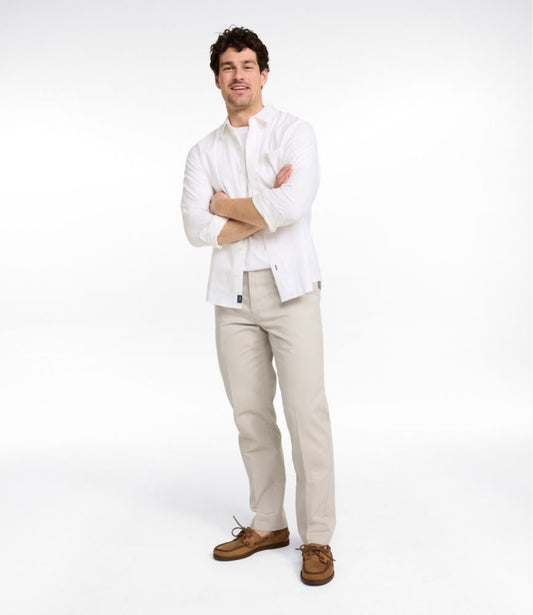 Men's Wrinkle-Free Double L® Chinos, Classic Fit, Plain Front - US 0533