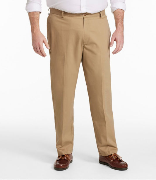 Men's Wrinkle-Free Double L® Chinos, Classic Fit, Plain Front - US 9871