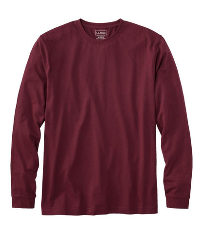 Men's Carefree Unshrinkable Tee, Traditional Fit, Long-Sleeve - US 6152