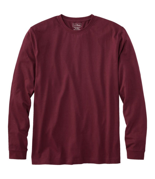 Men's Carefree Unshrinkable Tee, Traditional Fit, Long-Sleeve - US 6152