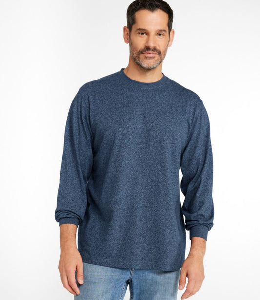 Men's Carefree Unshrinkable Tee, Traditional Fit, Long-Sleeve - US 9679