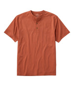 Men's Carefree Unshrinkable Tee, Traditional Fit, Henley - US 9778