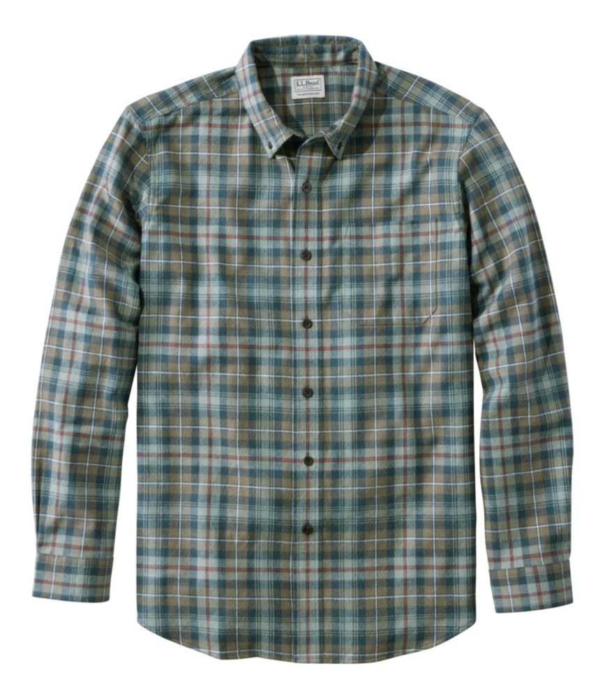 Men's Scotch Plaid Flannel Shirt, Traditional Fit - US 0716