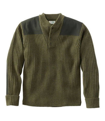 Men's Commando Sweater, Henley - US 7281