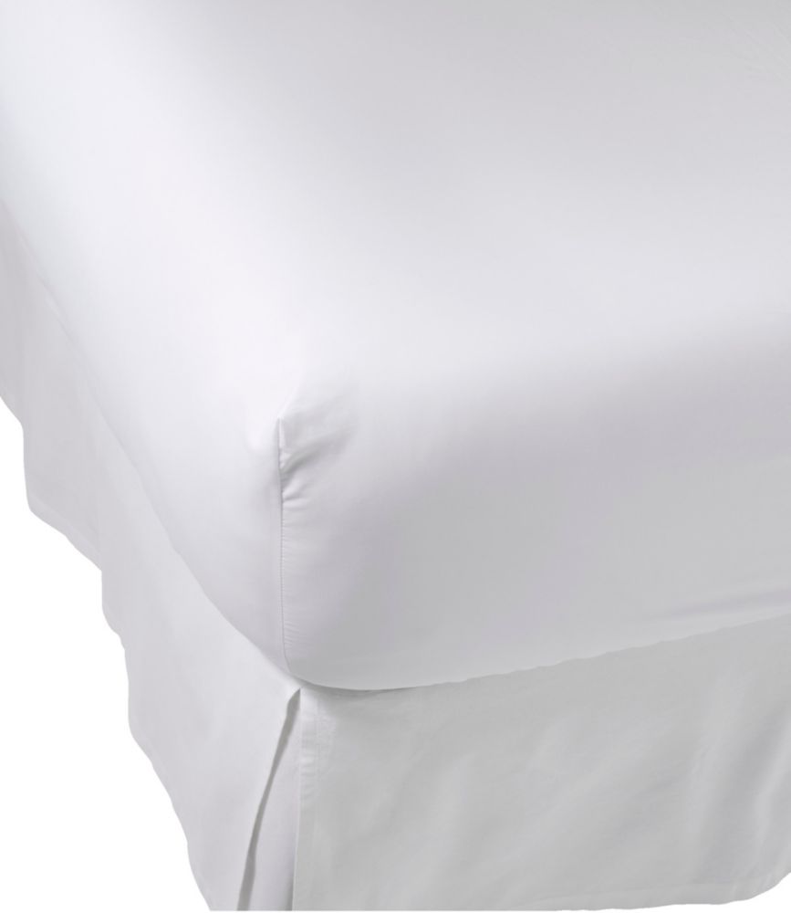 280-Thread-Count Pima Cotton Percale Sheet, Fitted - US 8654