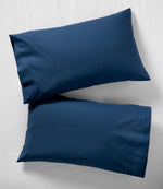 280-Thread-Count Pima Cotton Percale Pillowcases, Set of Two - US 4981