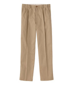 Men's Wrinkle-Free Double L® Chinos, Natural Fit, Hidden Comfort, Pleated - US 0490