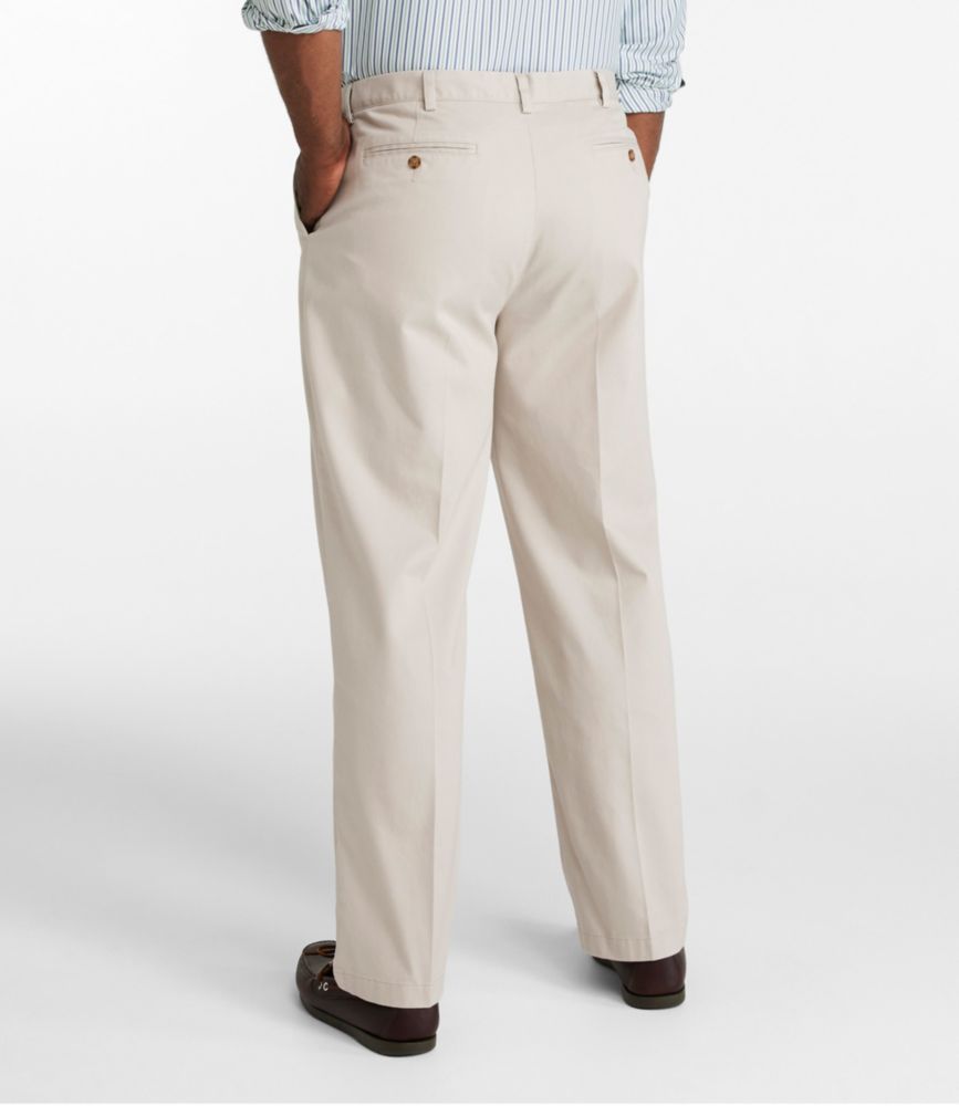 Men's Wrinkle-Free Double L® Chinos, Natural Fit, Hidden Comfort, Plain Front - US 4719