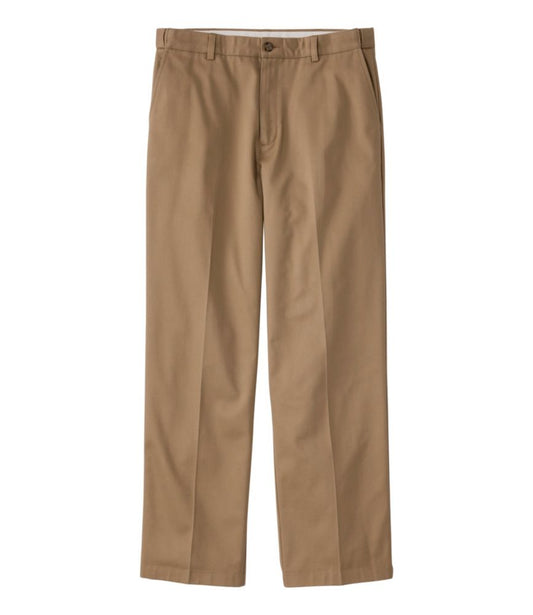 Men's Wrinkle-Free Double L® Chinos, Natural Fit, Hidden Comfort, Plain Front - US 2271