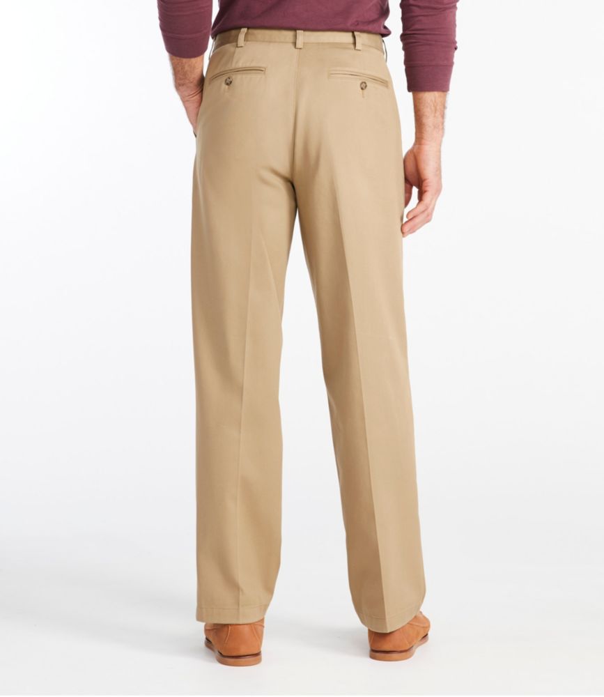 Men's Wrinkle-Free Double L® Chinos, Natural Fit, Hidden Comfort, Plain Front - US 2271