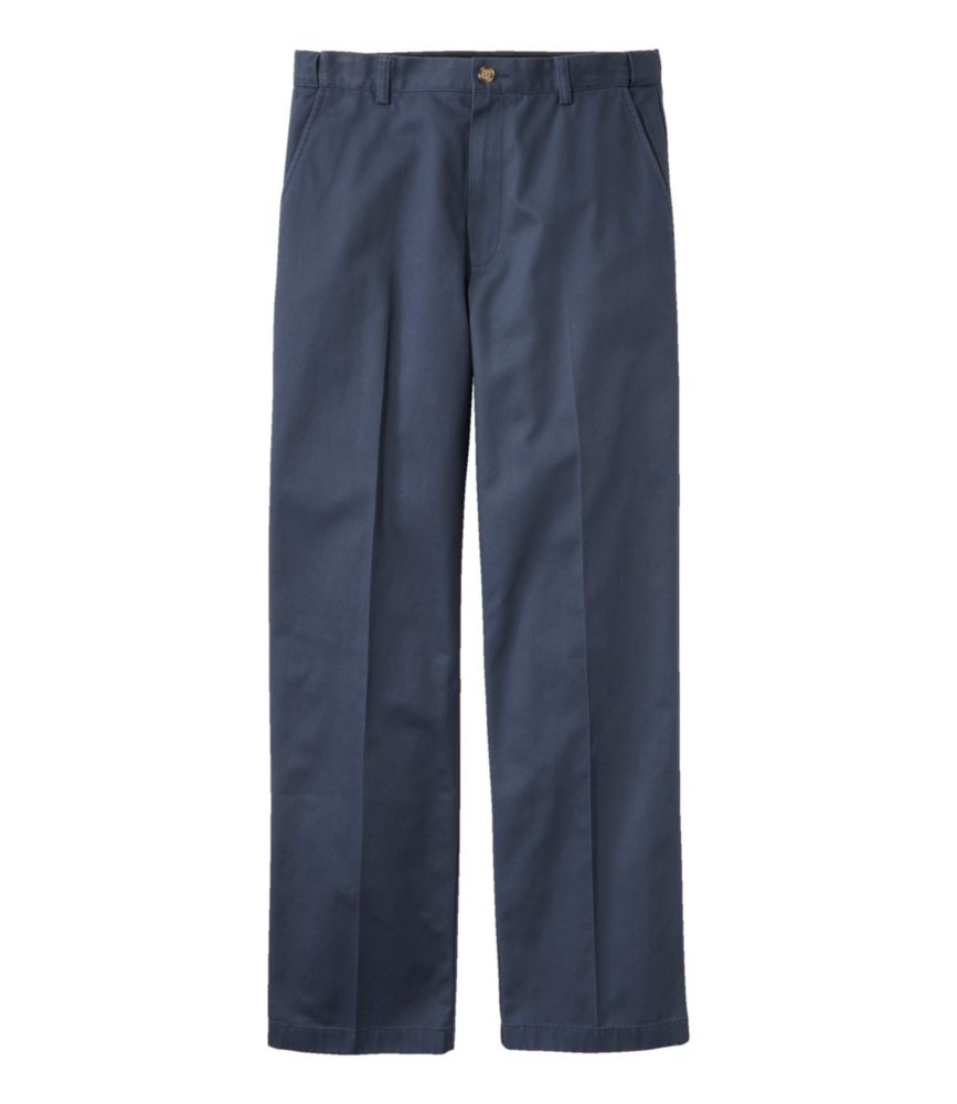Men's Wrinkle-Free Double L® Chinos, Natural Fit, Hidden Comfort, Plain Front - US 9284