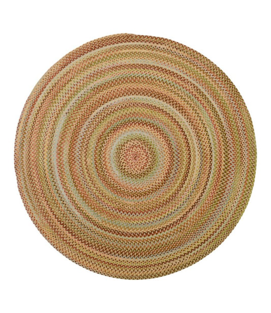 L.L.Bean Braided Wool Rug, 6' Diam. - US 2624