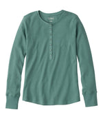 Women's Waffle-Knit Henley - US 6583