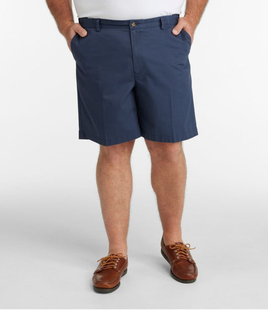 Men's Wrinkle-Free Double L® Chino Shorts, Natural Fit, Hidden Comfort Waist, 8" - US 8664