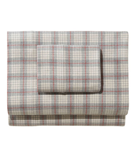 Heritage Chamois Flannel Sheet Collection, Plaid - US 1127