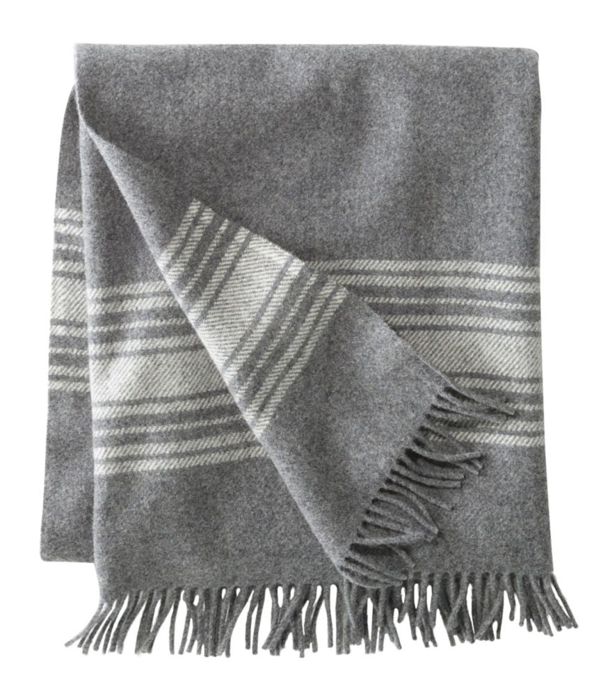 Washable Wool Throw, Striped - US 2454