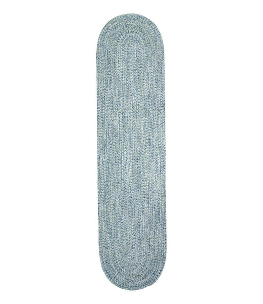 All-Weather Braided Runner, Concentric Pattern Oval - US 6499