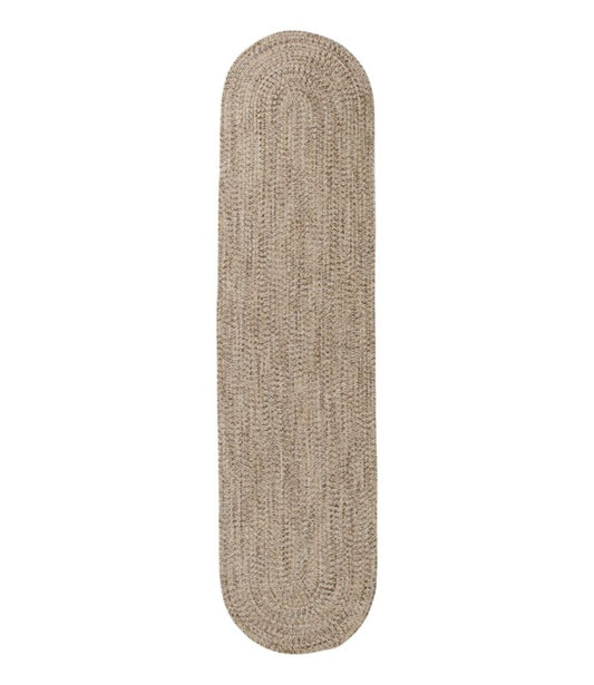 All-Weather Braided Runner, Concentric Pattern Oval - US 9683