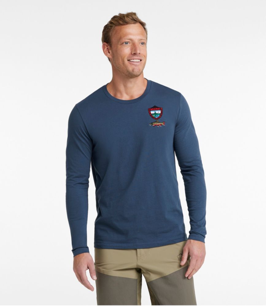 Men's MIF&W Tee, Long-Sleeve Brook Trout - US 0121