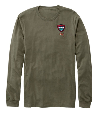 Men's MIF&W Tee, Long-Sleeve White-Tailed Deer - US 4810