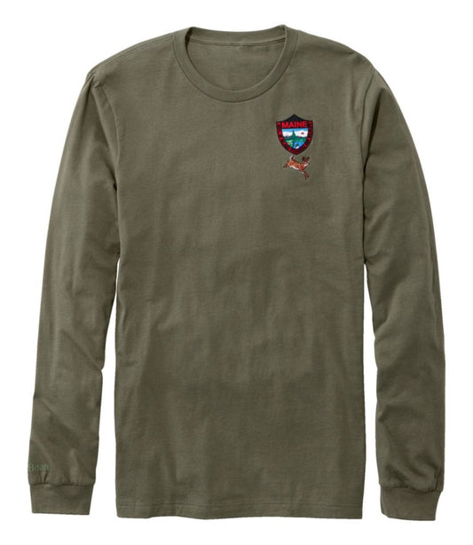 Men's MIF&W Tee, Long-Sleeve White-Tailed Deer - US 4810