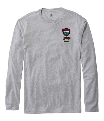 Men's MIF&W Tee, Long-Sleeve Moose - US 8195